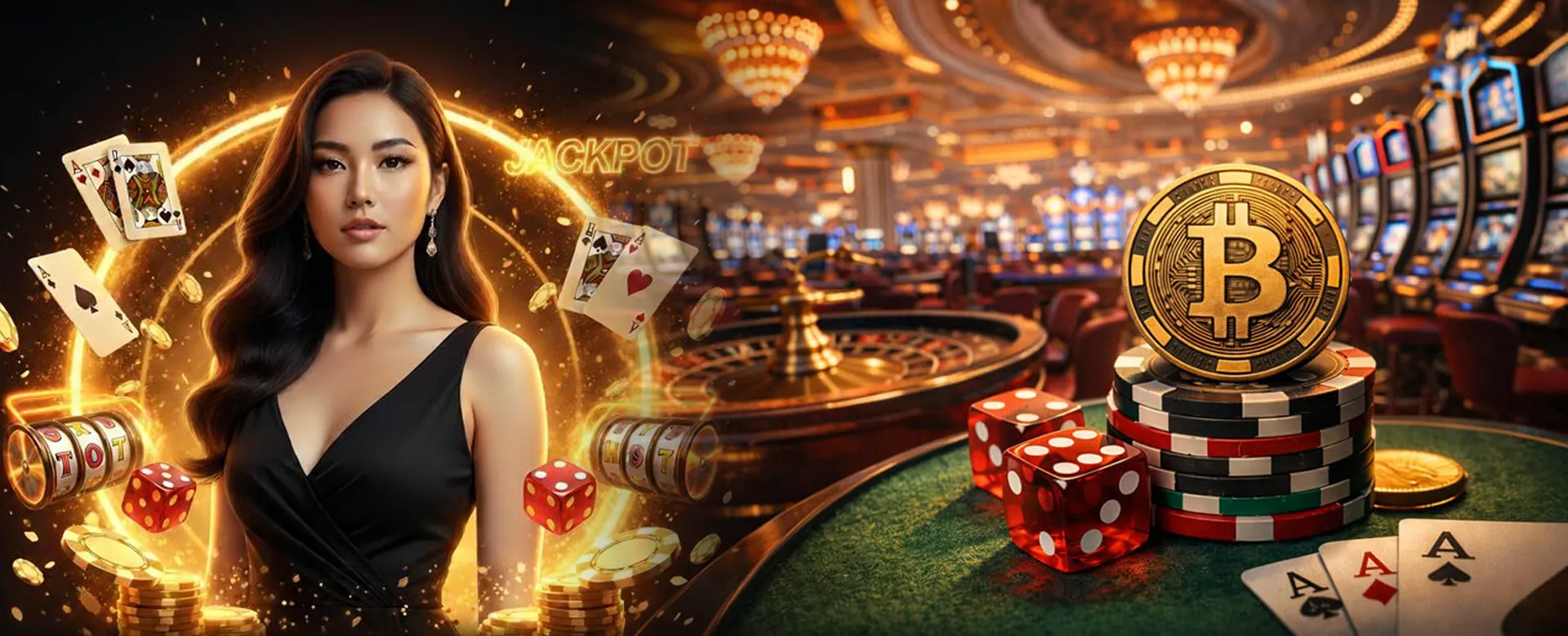 Dynamic gaming background of 7game Asia Casino